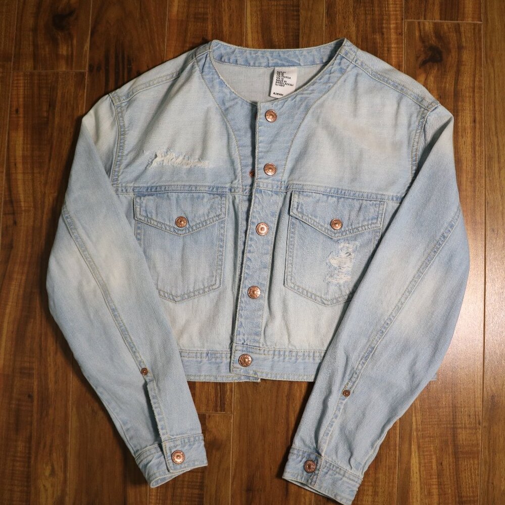 &Denim Women's Jean Jacket; Size 10